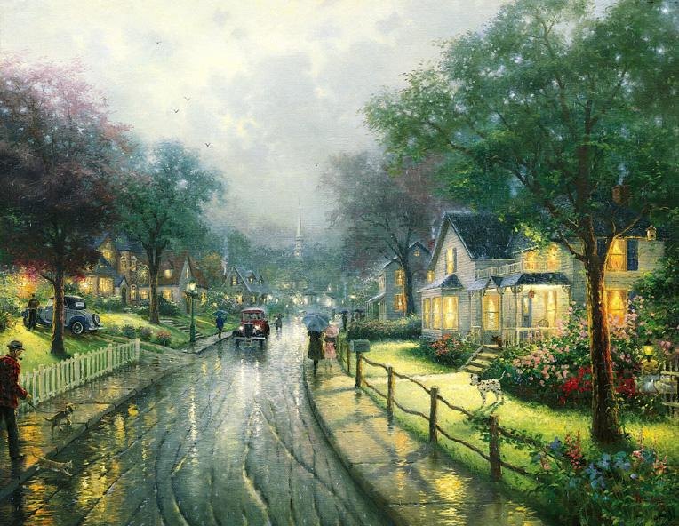 Thomas Kinkade HOMETOWN MEMORIES